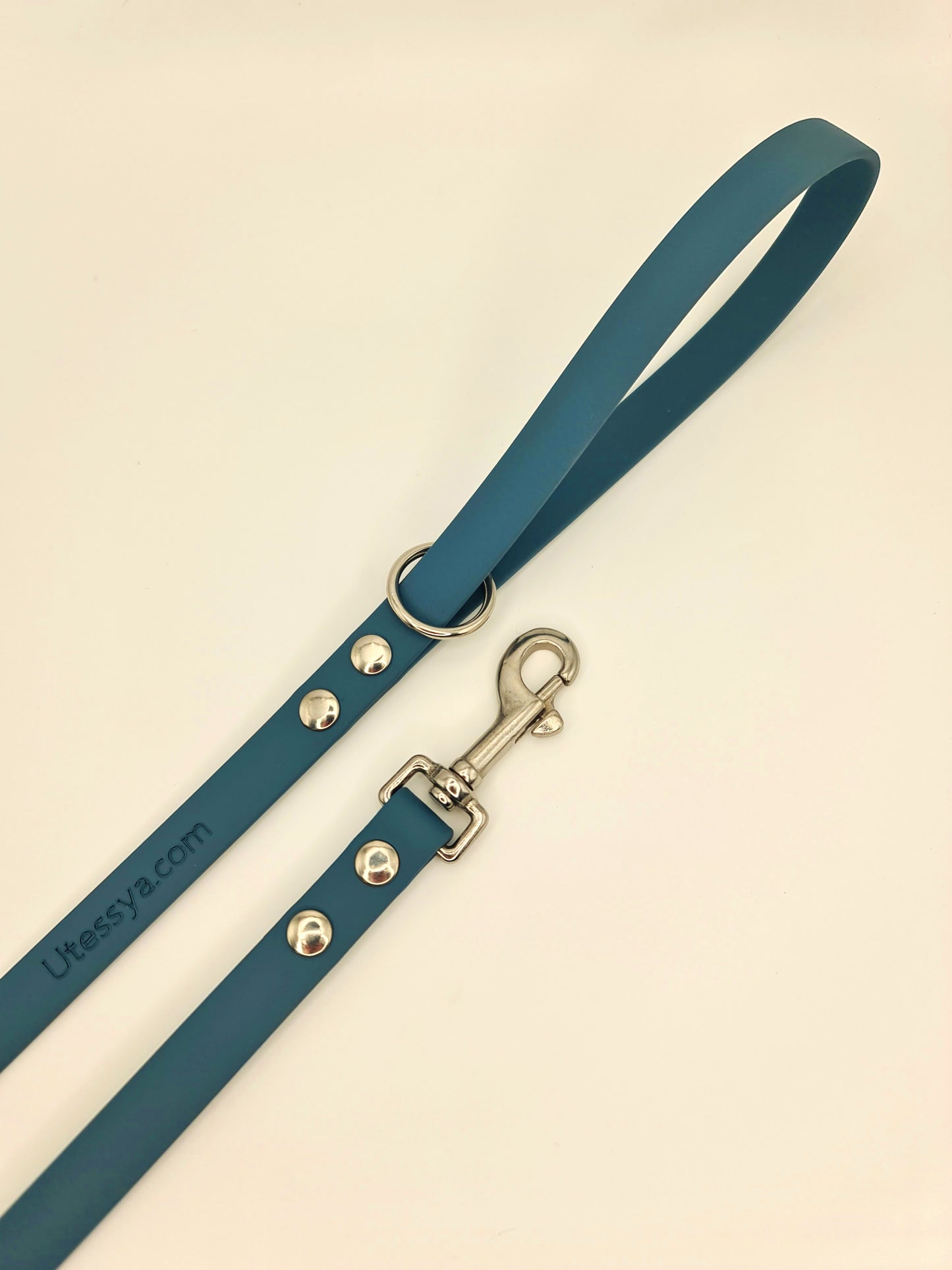 ★★★★★ Laisse "Classik" Bleu Pétrole*