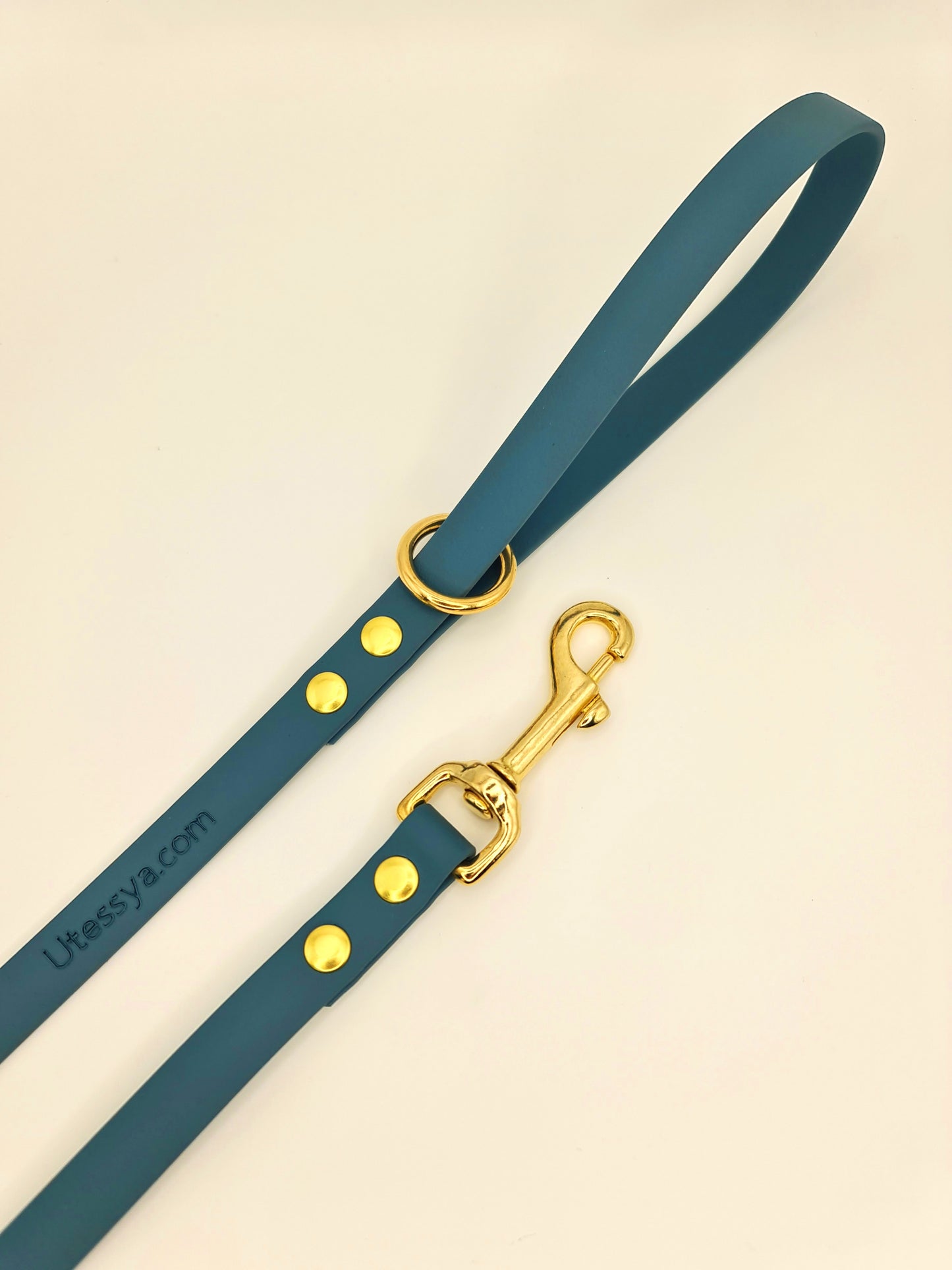★★★★★ Laisse "Classik" Bleu Pétrole*