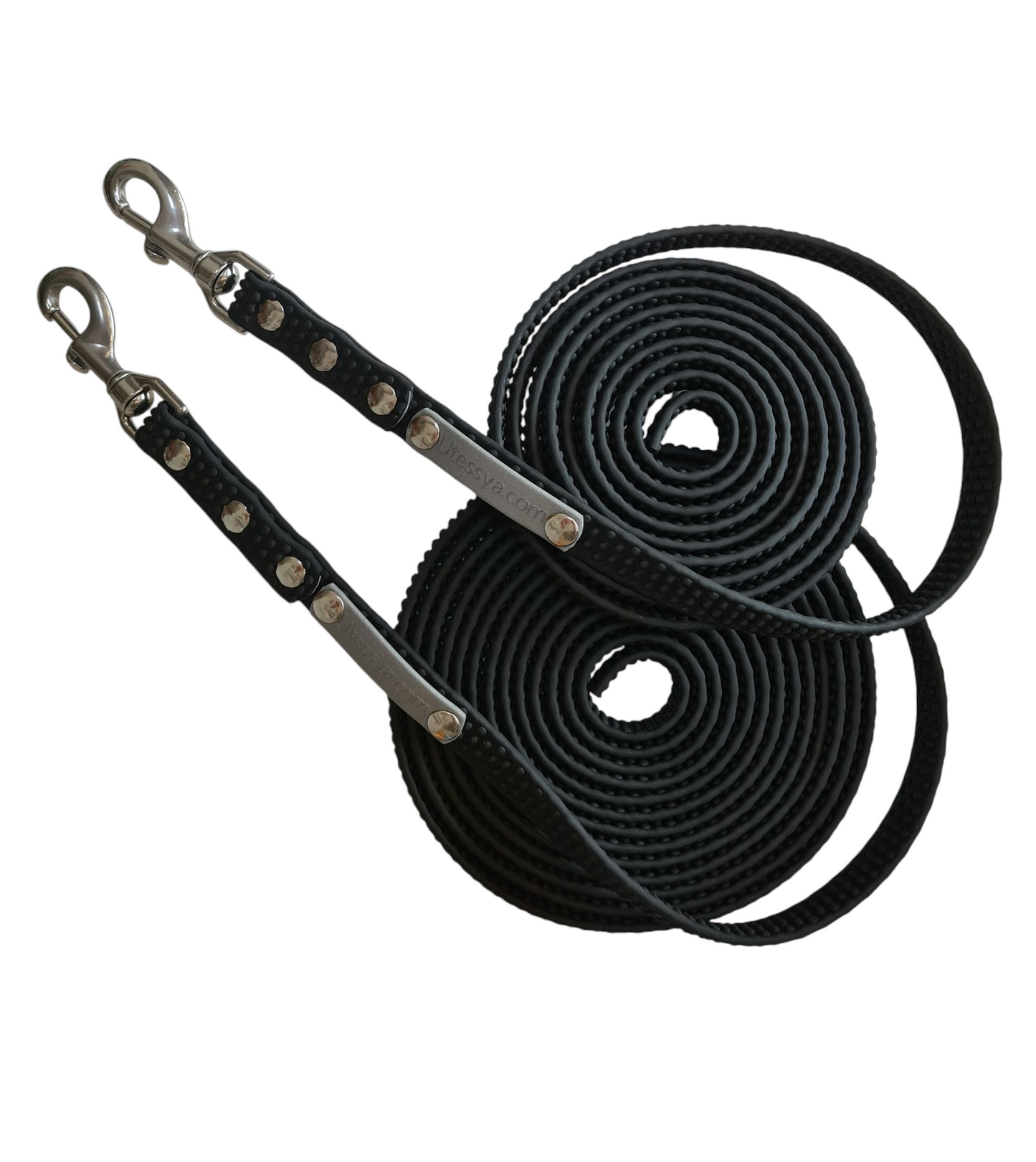 Pack 2 Longes Spécial Grip 19mm Noir 🐕🦺
