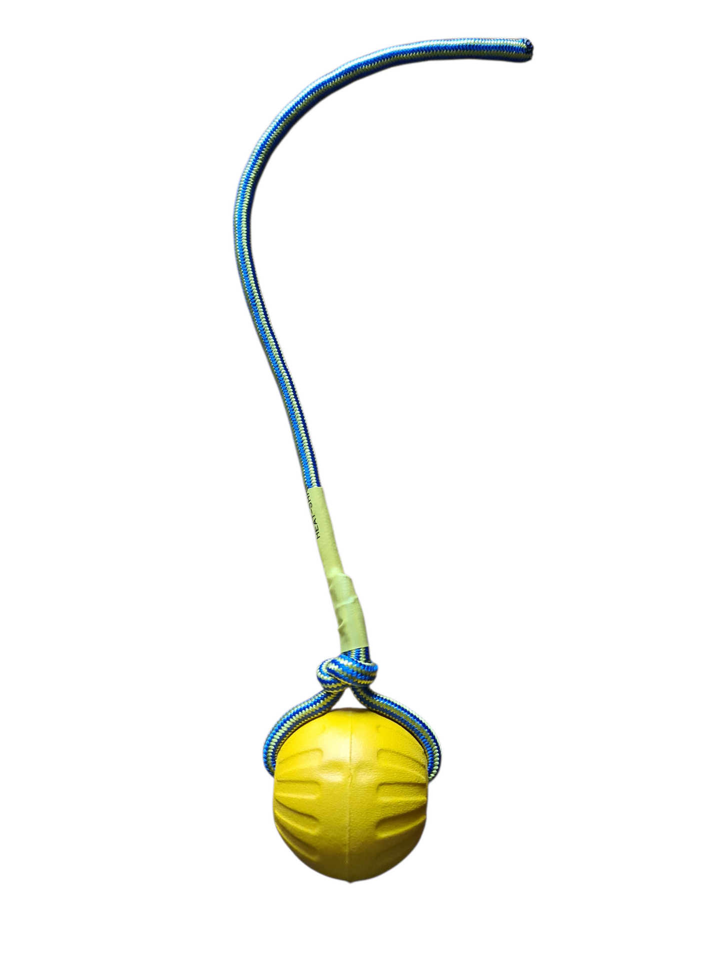 Balle jaune flottante avec corde