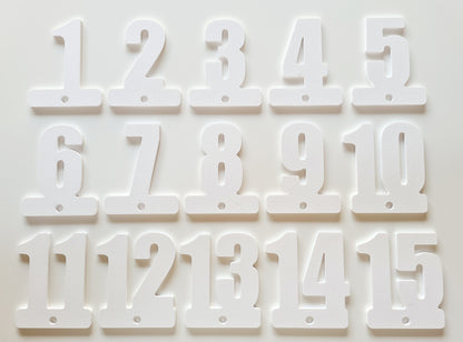 Kit luxe de numéros et lettres de parcours Hooper's