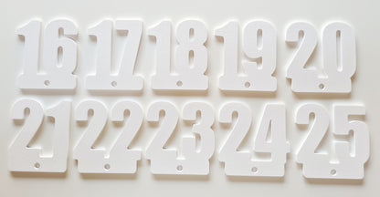 Kit luxe de numéros et lettres de parcours Hooper's