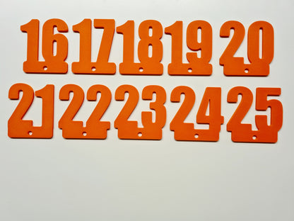 Kit luxe de numéros et lettres de parcours Hooper's