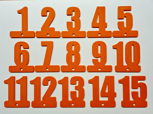 Kit Basic de numéros de parcours Hooper's