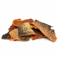 Morceaux de peau de Saumon avec chair 🐟